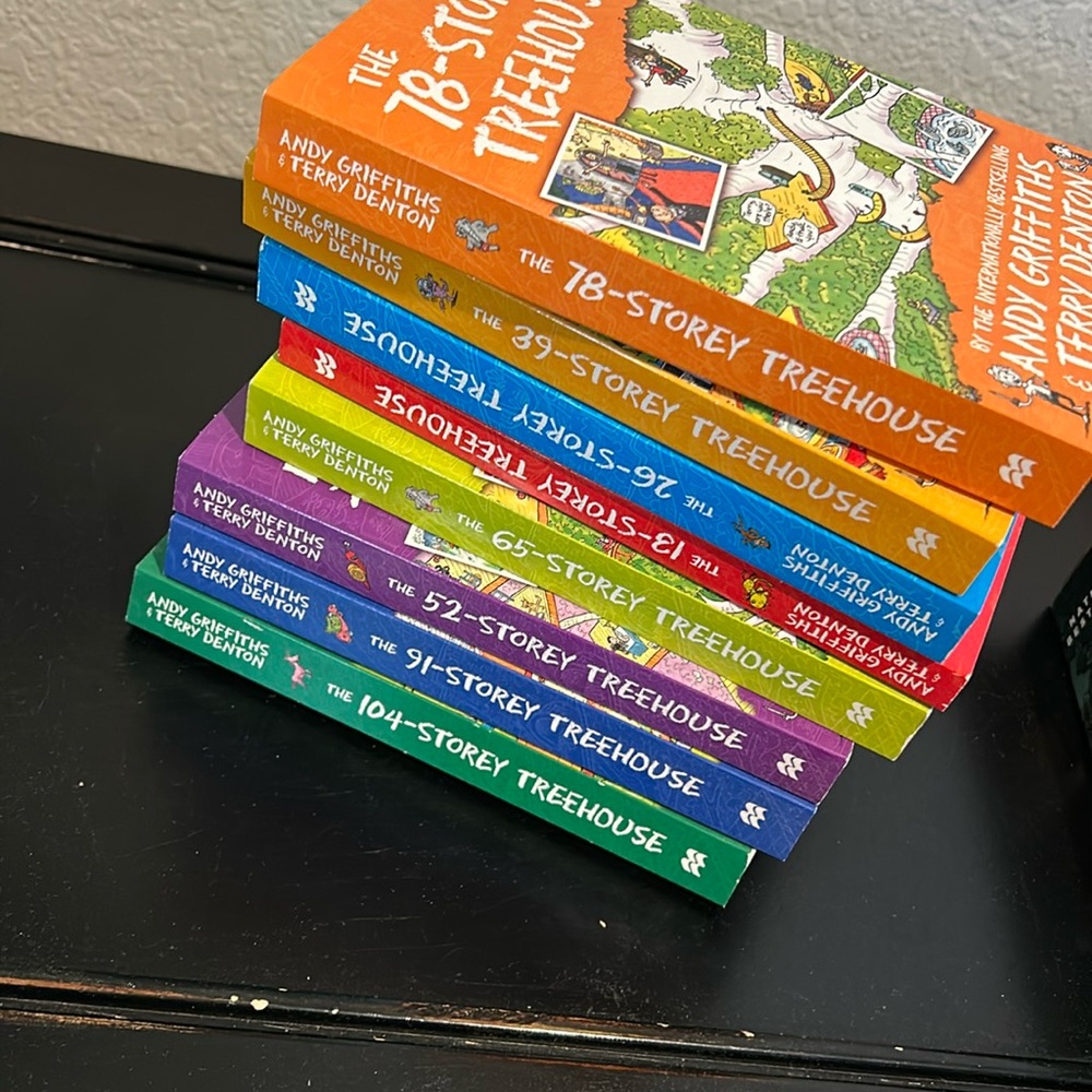 The 13th to 104th Storey Treehouse Books by Andy Griffiths & Terry Denton